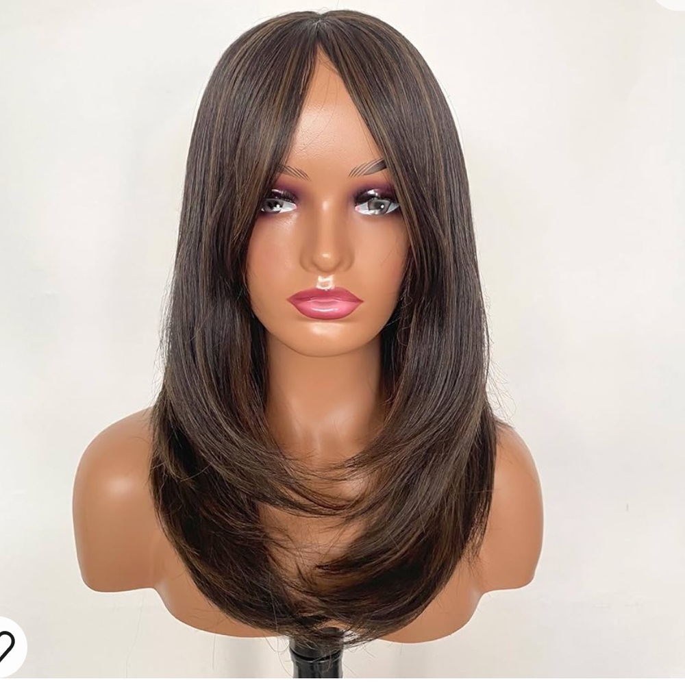 Beautiful 14 Inch Straight Heat Resistant Fiber Synthetic Wig New
